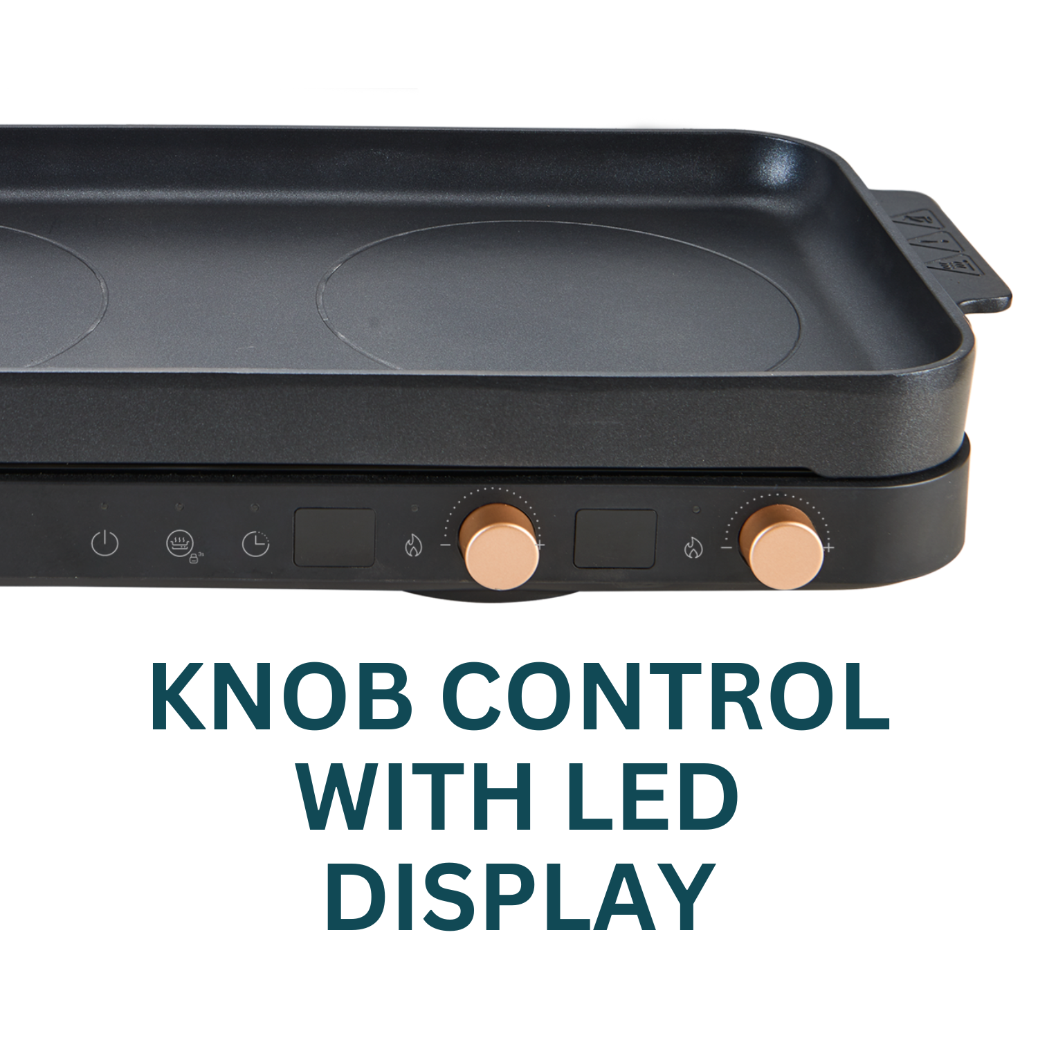 Double-O Tabletop Dual-Zone Induction Hotplate | PIH-2800-BK