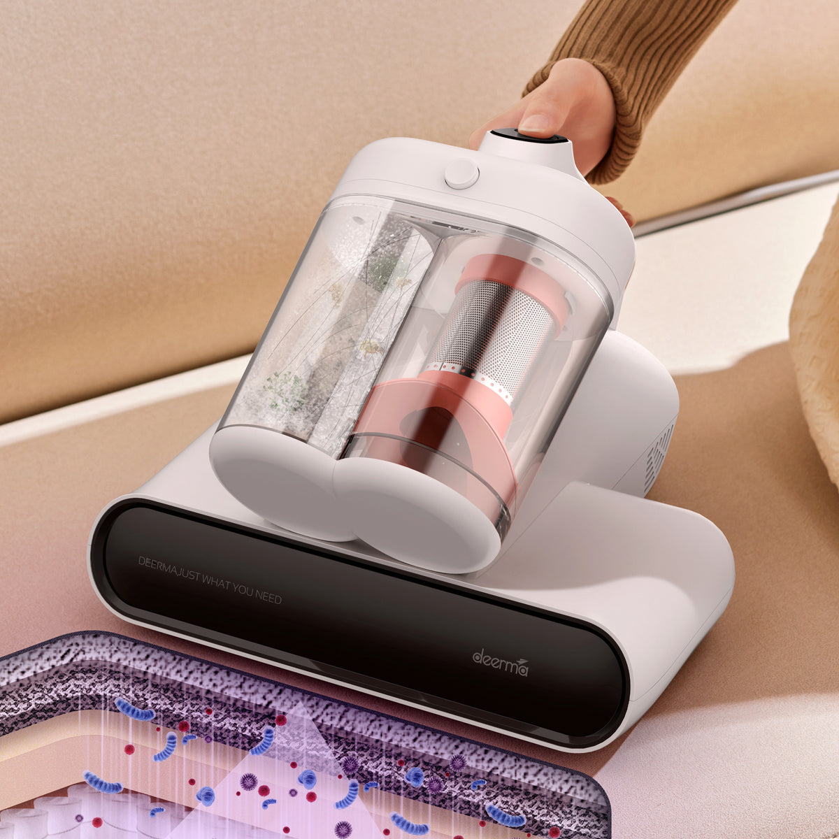 [NEW] Deerma CM980W Dust Mite Vacuum Cleaner with Dual-Cup Filtration