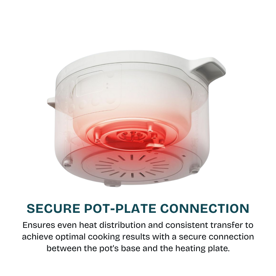 KYŌ Electric Cooker with Bamboo Steamer | MEC-3L-OW