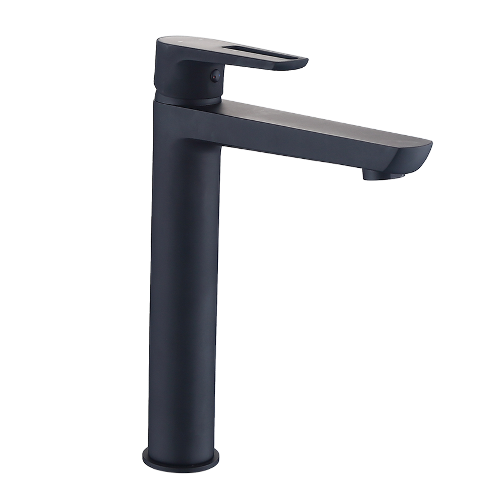 Tall Basin Mixer White/Matte Black | STYLO 9121 LX WH/BK