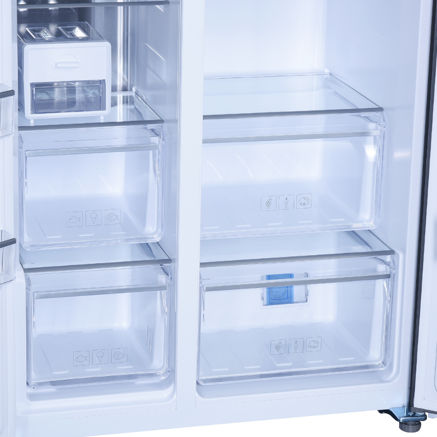 Side By Side Two Doors Glass Refrigerator 563L | GNO5231GBSG