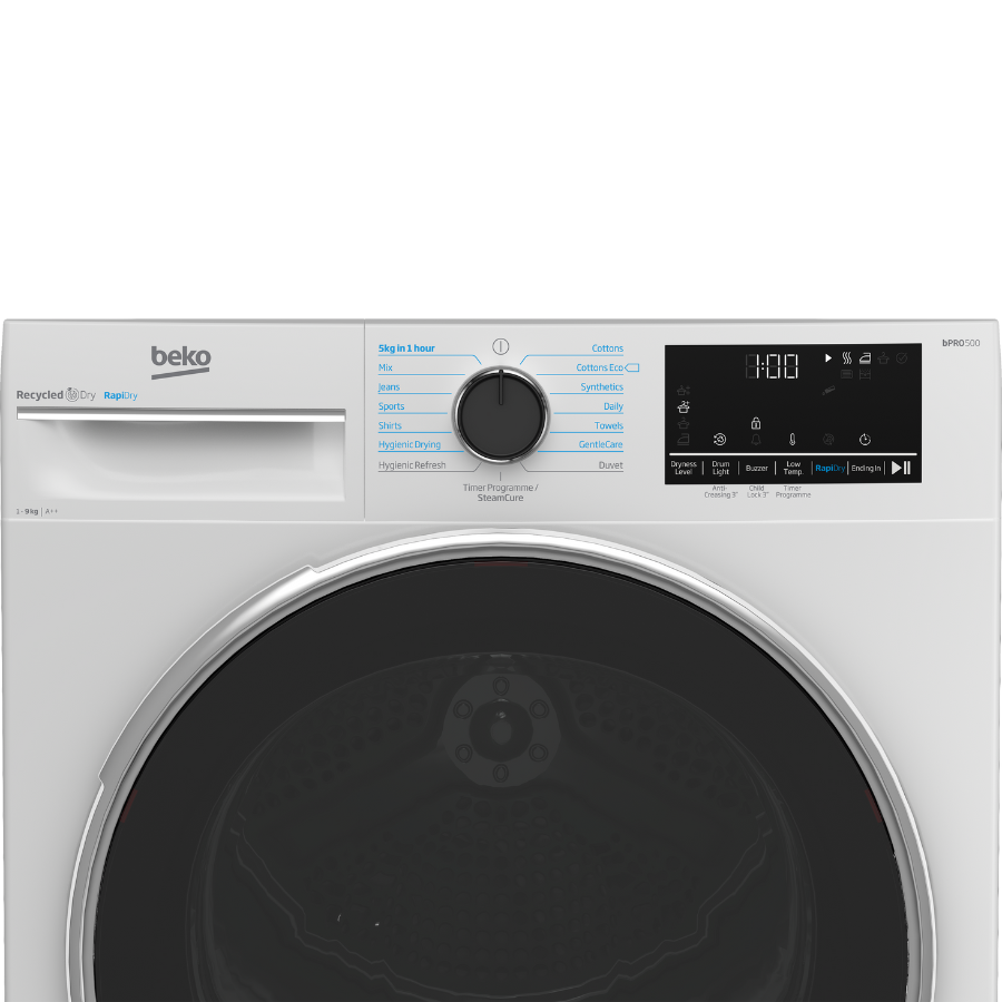 9kg Hybrid 2.0 Dryer | B5T4923RW