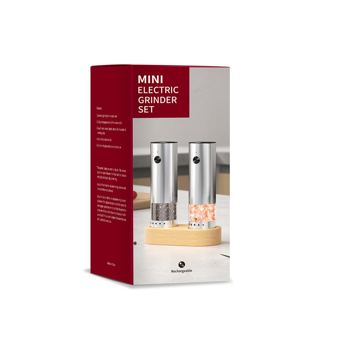 KITH Machina Duo Rechargeable Electric Grinder Set | ESP-SET-SS