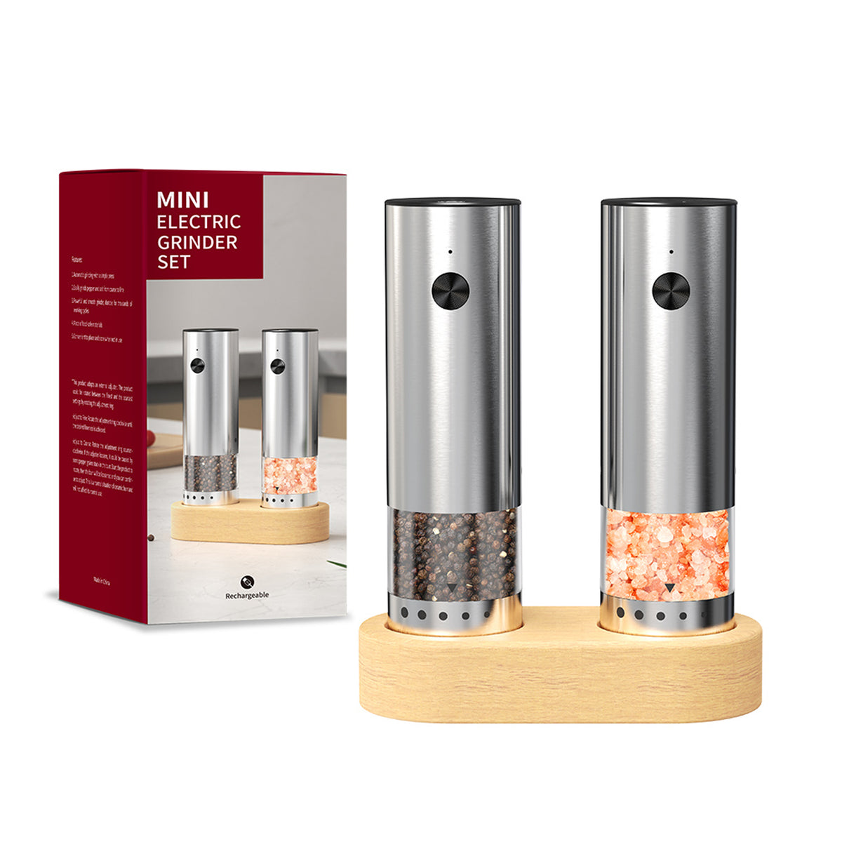 KITH Machina Duo Rechargeable Electric Grinder Set | ESP-SET-SS