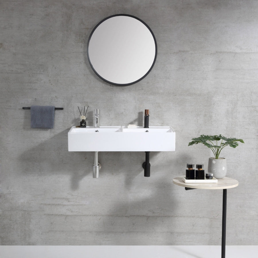 Wall-Hung / Countertop Ceramic Basin | VENTO D82M