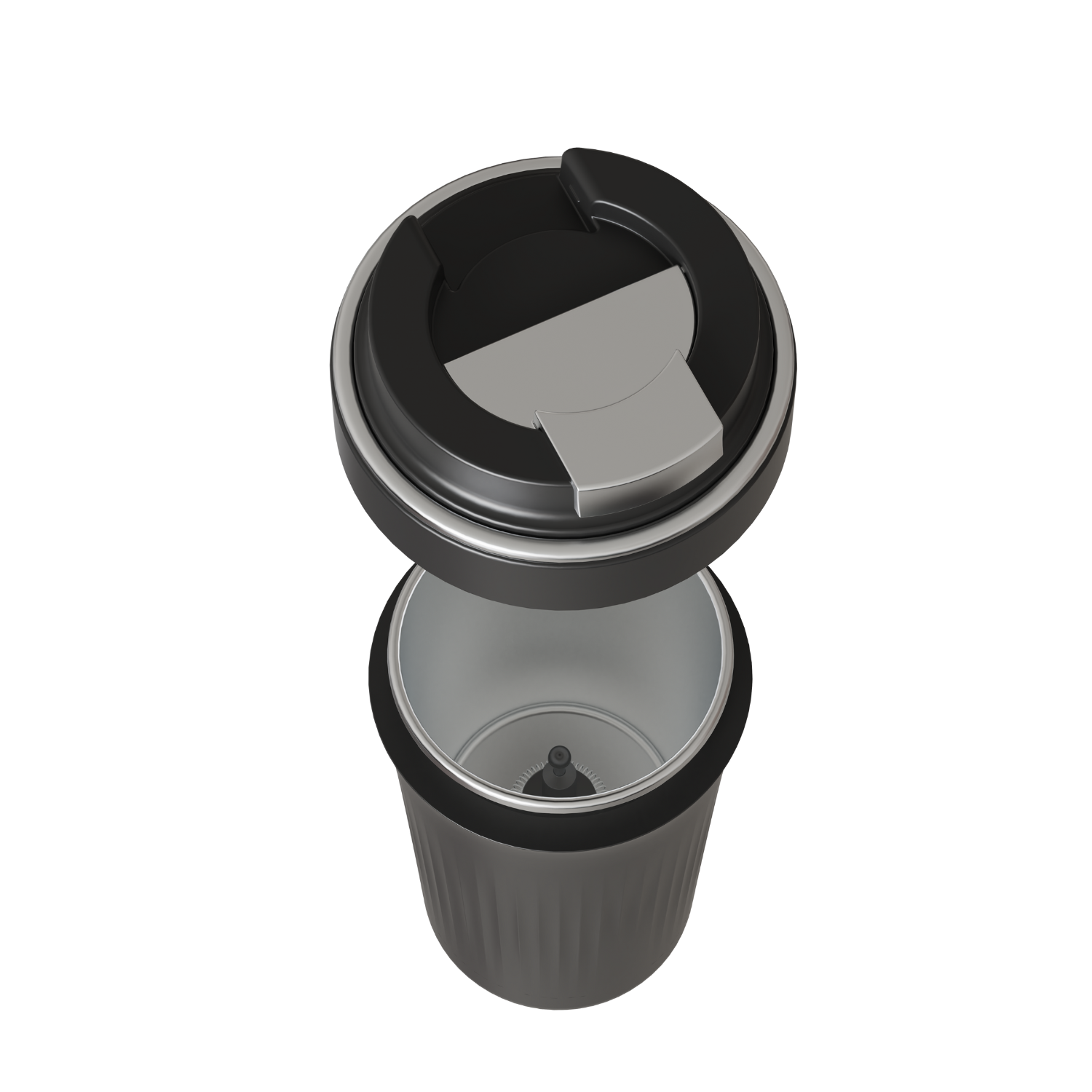 BEVIE Electric Milk Frother Tumbler | TMF-300-BG