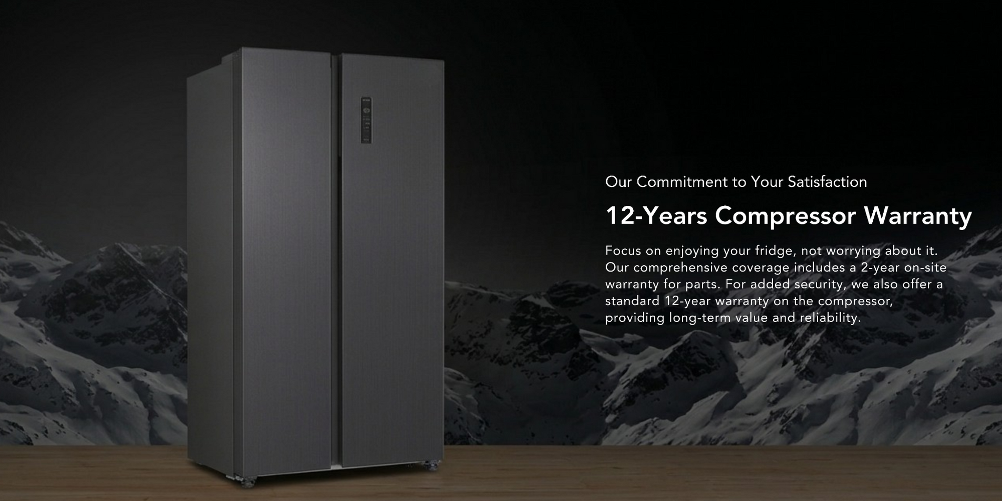 [NEW LAUNCH] EF Side By Side Refrigerator 602L EFF 600SBSG HM