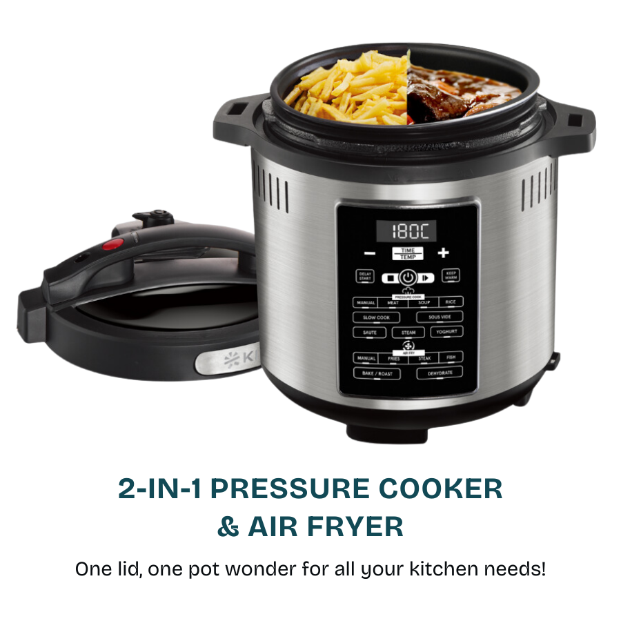 Pressure Cooker with Air Fryer | MPA-B6L-BK