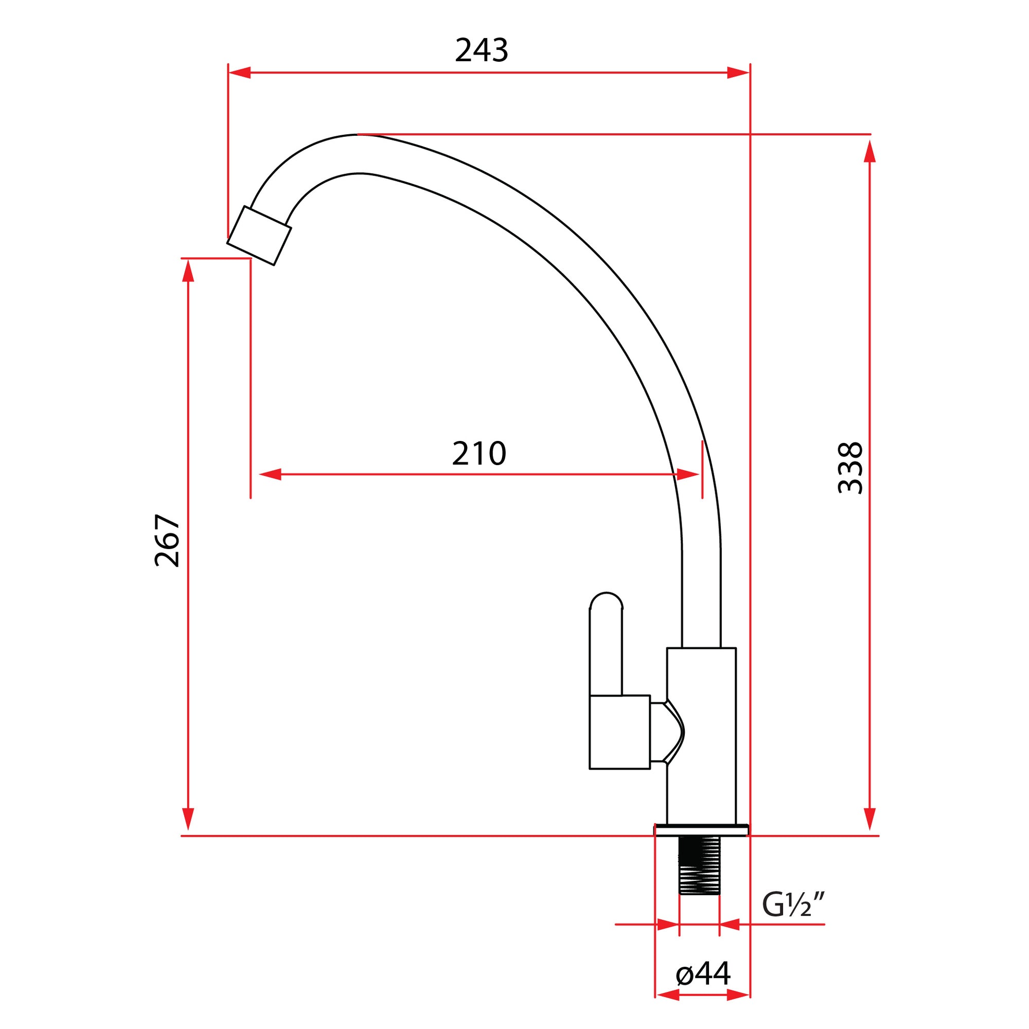 Sink Tap | ALTA K91342 SS