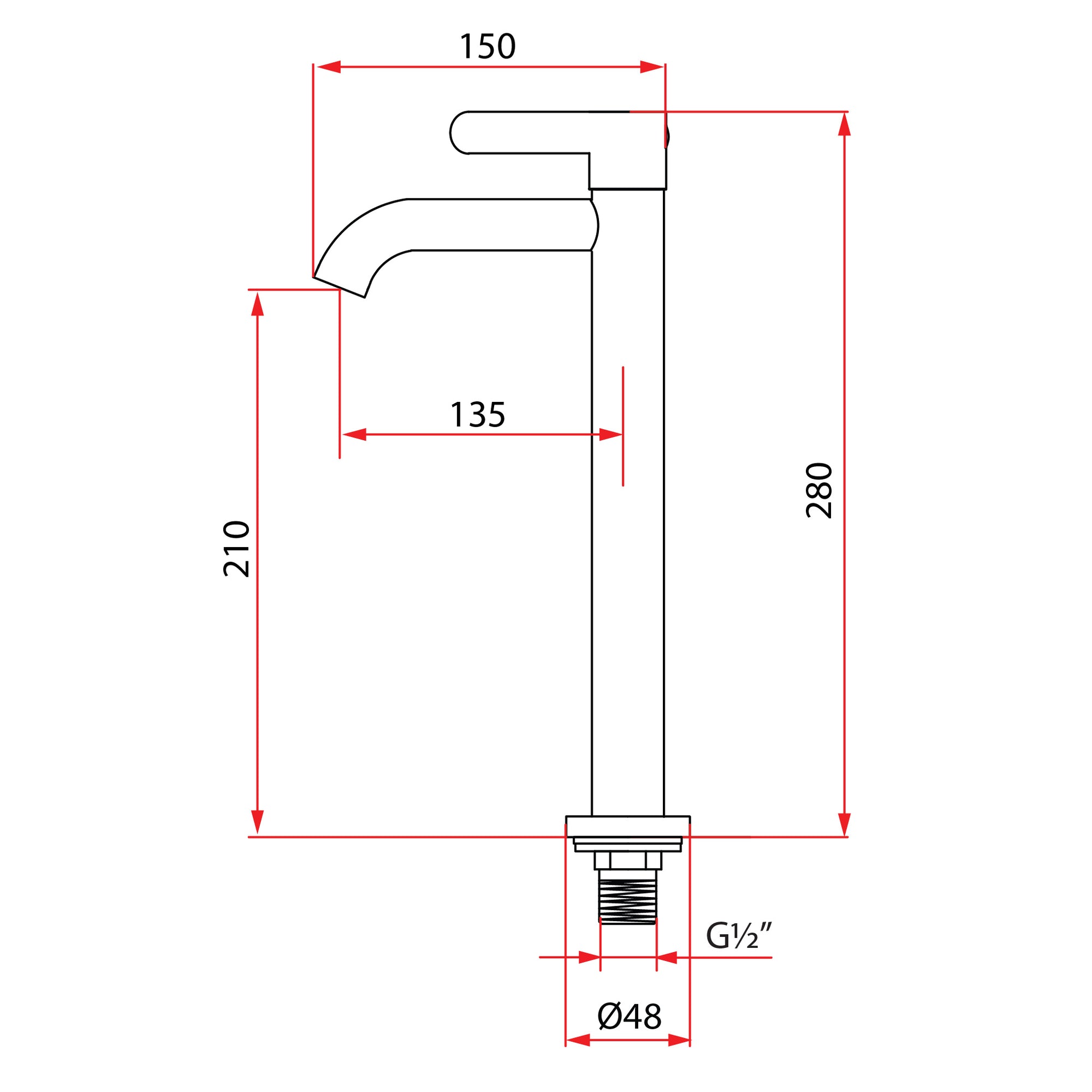 Tall Basin Tap | ALTA P91325L