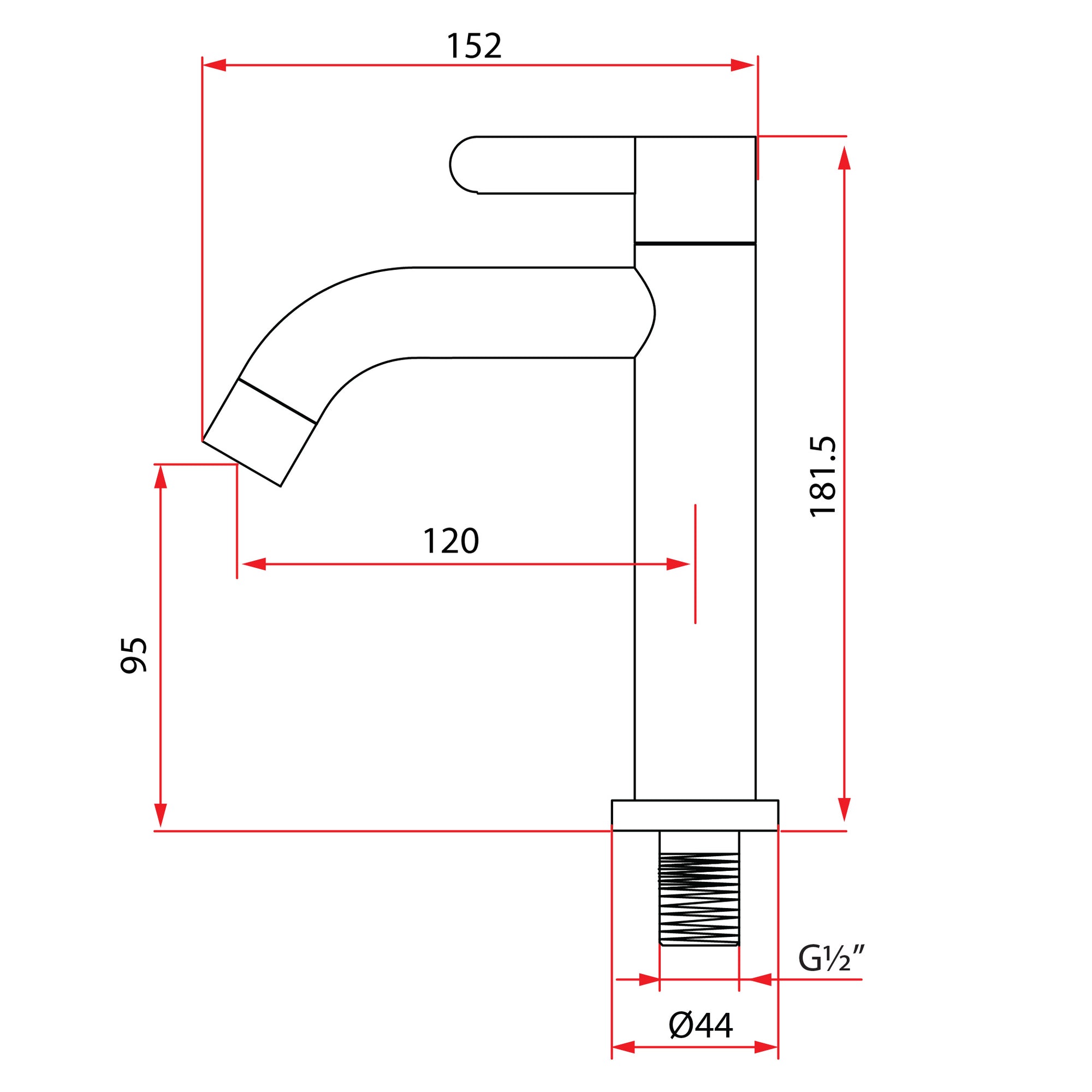 Basin Tap | ALTA P91325 M SS