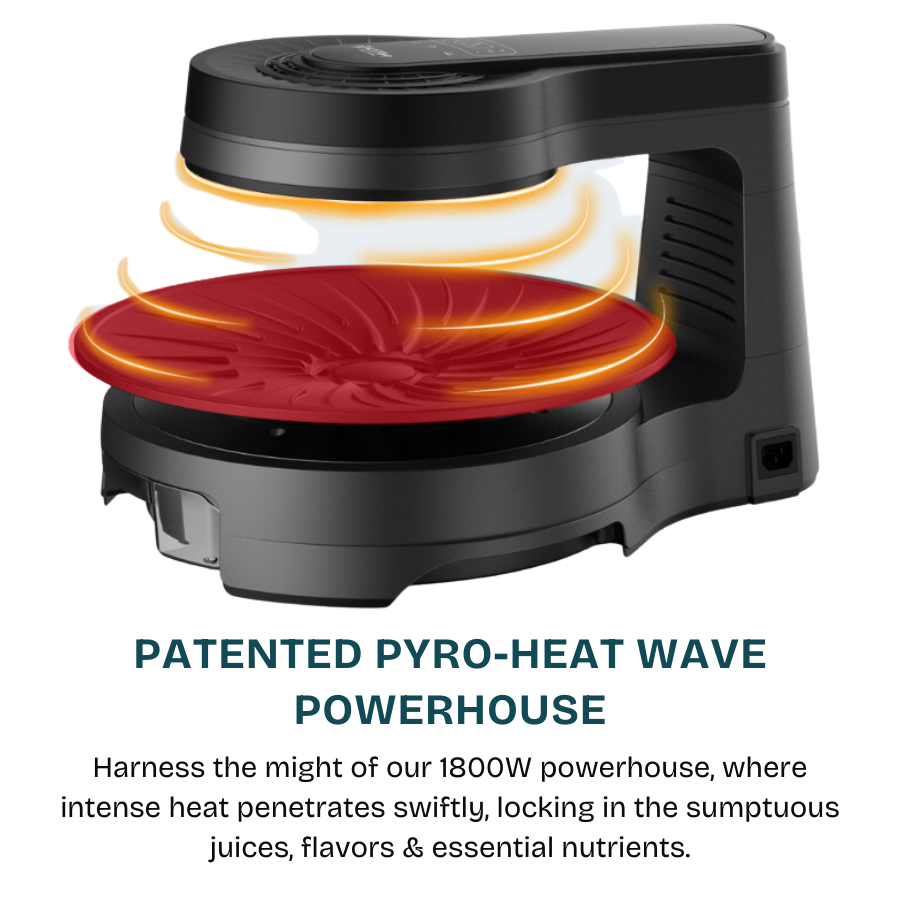 PyroGlow™ Touch Electric Smokeless Grill