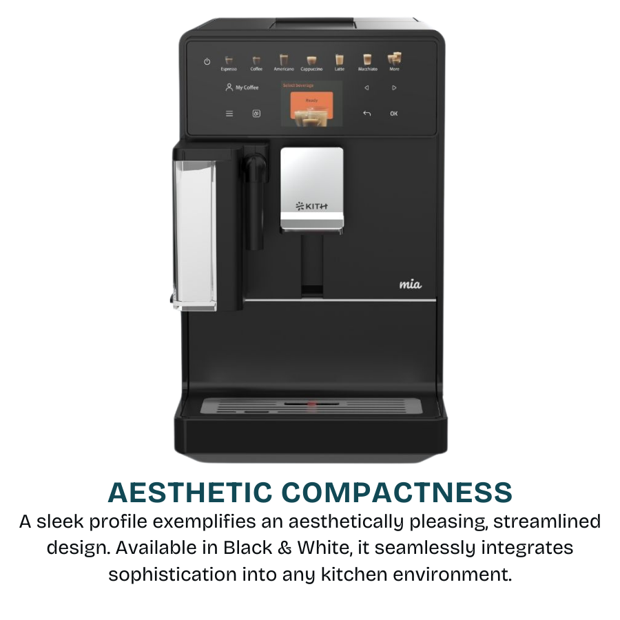 MIA Fully Automatic Coffee Machine | FCM-TM-BK or FCM-TM-WH