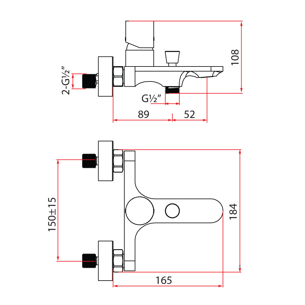 Bath Mixer | BO 3161.BK