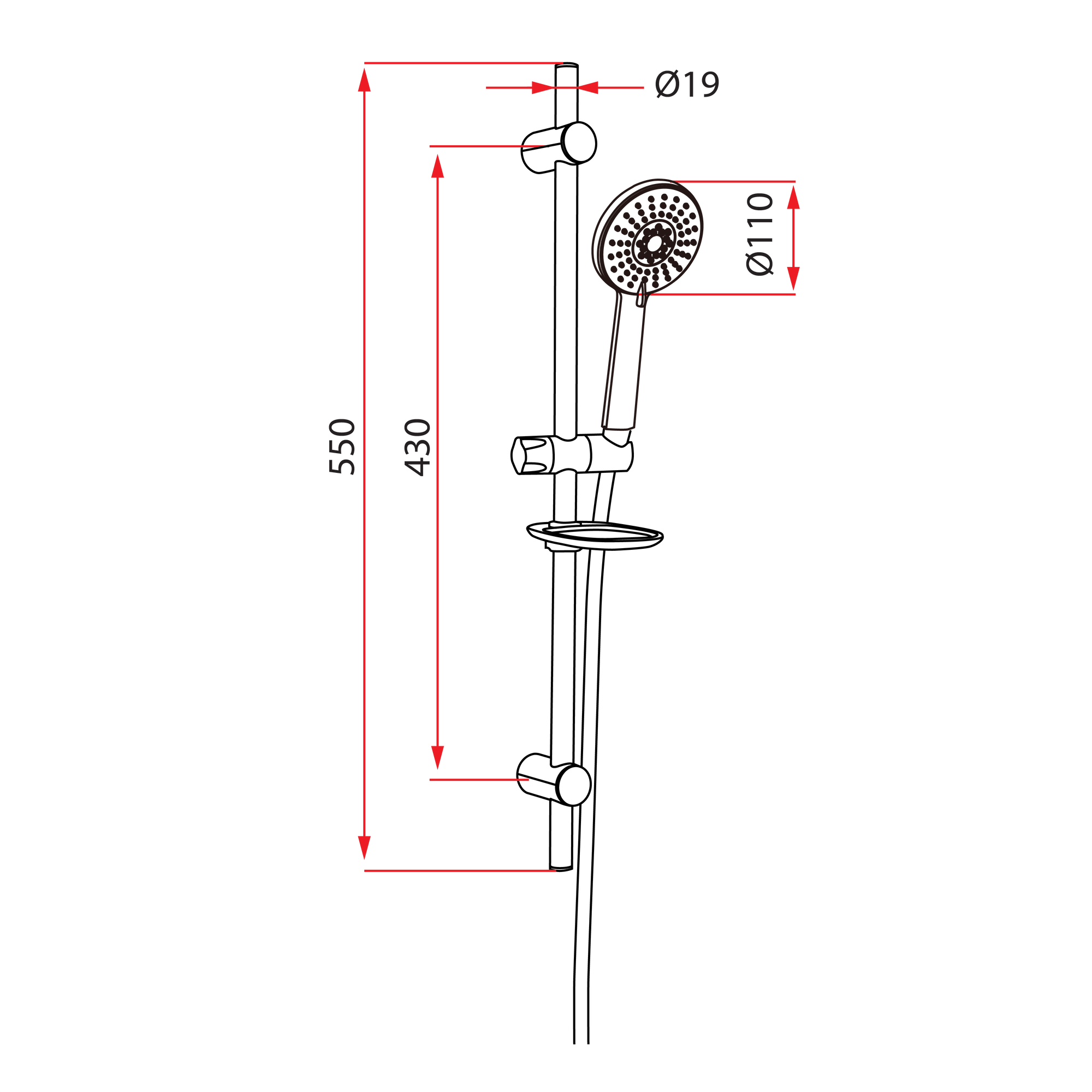 Instant Water Heater with Shower Set | CHOCO