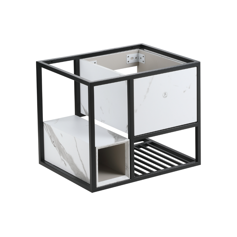 70cm Press-To-Open Vanity Cabinet + Countertop Basin | RBF-2074-VW/GM/TO
