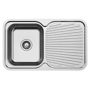 1 Bowl + Drainer Inset Stainless Steel Kitchen Sink | DUX 611
