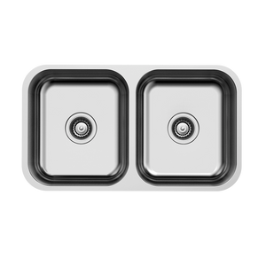 2 Bowls Undermount Stainless Steel Kitchen Sink | DUX 620U