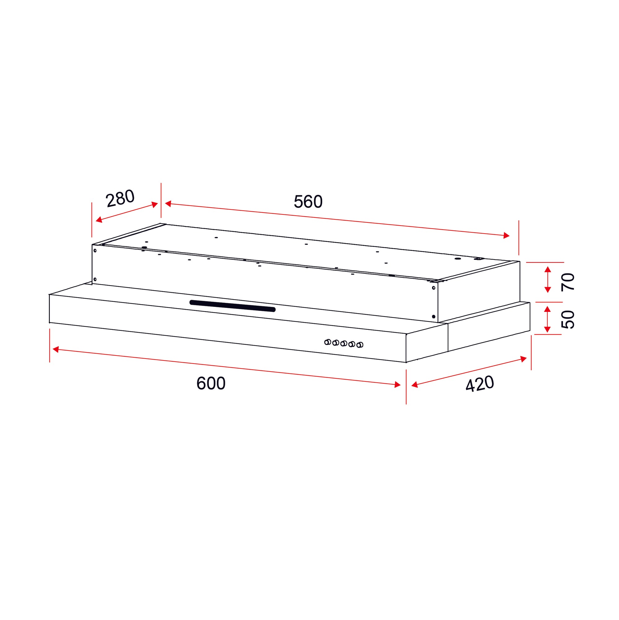 Conventional Hood 60cm | EFCH 6201 HM SSL