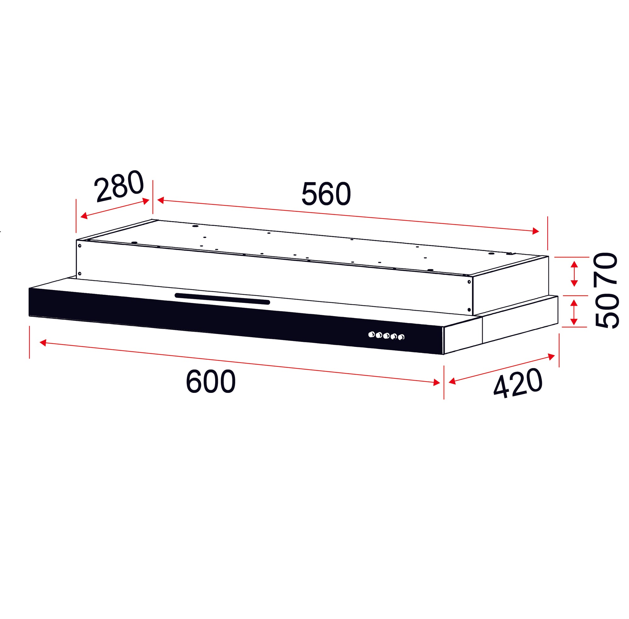 Conventional Hood 60cm | EFCH 6202 HM SSL