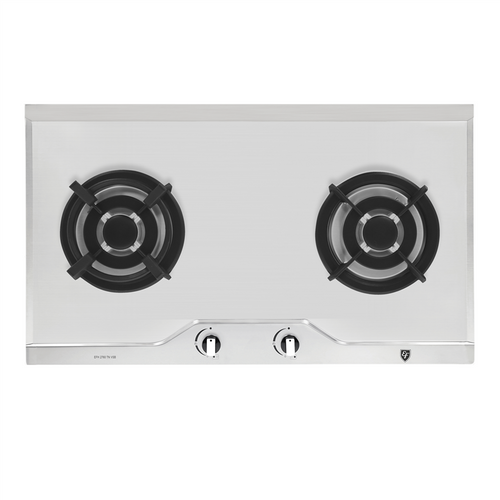 78cm 2 Burners Stainless Steel Gas Hob | EFH 2760 TN VSB
