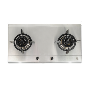 76cm 2 Brass Burners Stainless Steel Gas Hob | EFH 2763 WT VSB