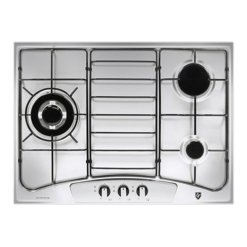 68cm 3 Burners Stainless Steel Gas Hob | EFH 3760 TN VSB