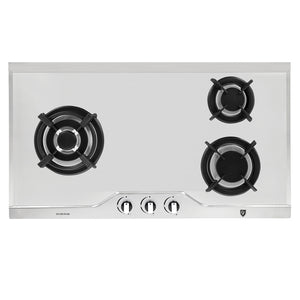 86cm 3 Burners Stainless Steel Gas Hob | EFH 3970 TN VSB