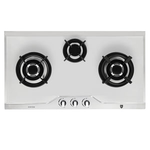 86cm 3 Burners Stainless Steel Gas Hob | EFH 3971 TN VSB