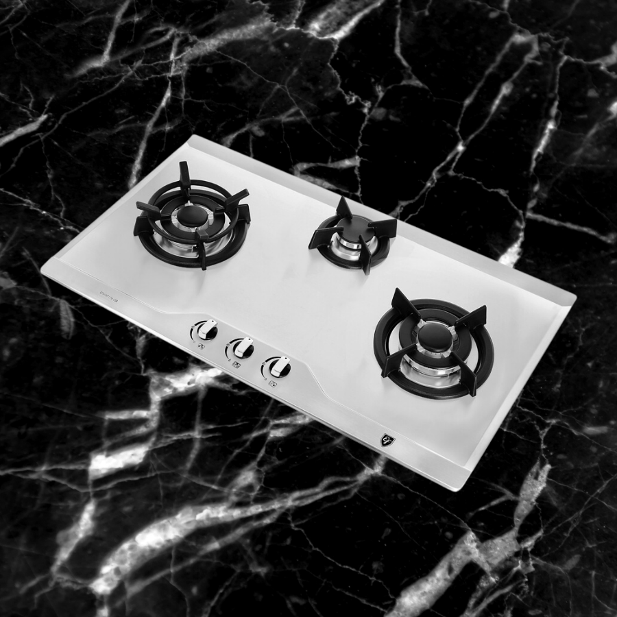 86cm 3 Burners Stainless Steel Gas Hob | EFH 3970 TN VSB