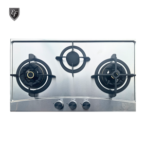 86cm 3 Burners Stainless Steel Gas Hob