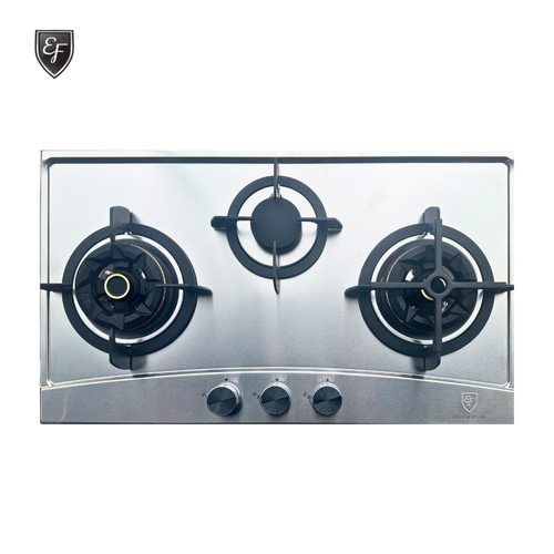 76cm 3 Burners Stainless Steel Gas Hob | EFH 3768 WT VSB