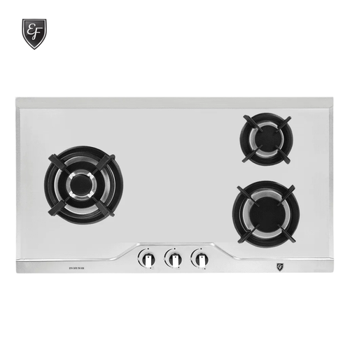 86cm 3 Burners Stainless Steel Gas Hob | EFH 3970 TN VSB