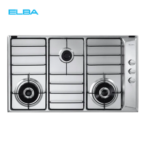 90cm 3 Burners Stainless Steel Gas Hob | EHS 935D1 SB