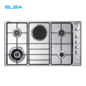 90cm 4 Burners Stainless Steel Gas Hob With Hot Plate | EHS 948D1 S