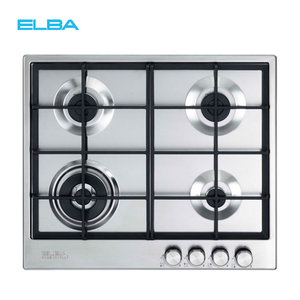 60cm 4 Burners Stainless Steel Gas Hob | ELIO 65-445D1