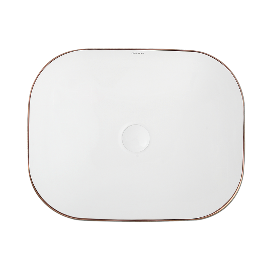 Countertop Rectangular Ceramic Basin | EVEA 50-BW