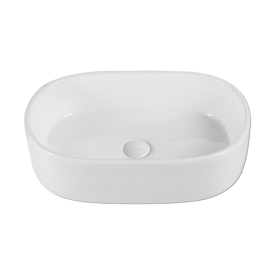 Countertop Rectangular Ceramic Basin | EVEA 55