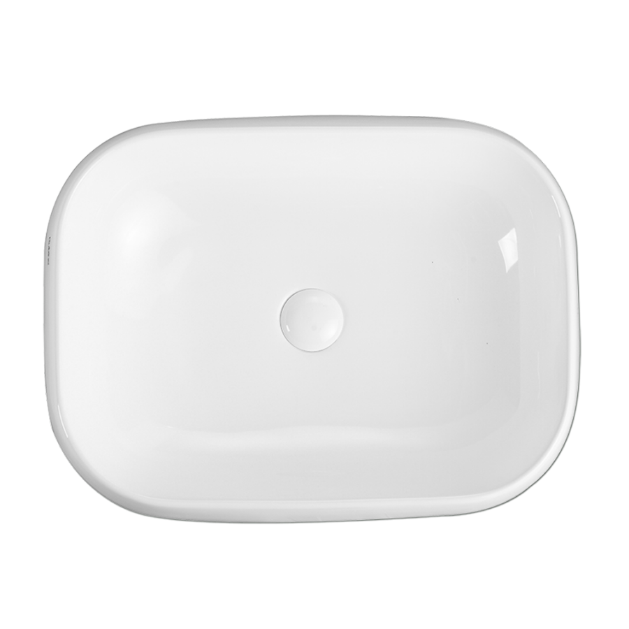 Countertop Rectangular Ceramic Basin | EVEA 56