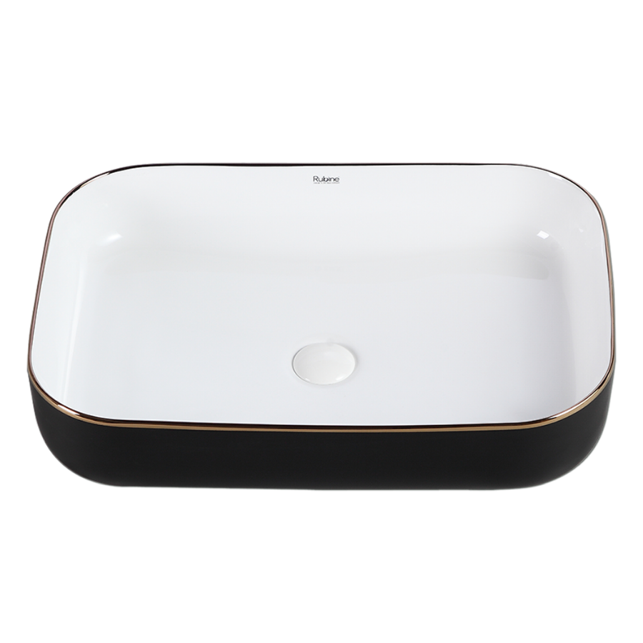 Countertop Rectangular Ceramic Basin | EVEA 60-BW