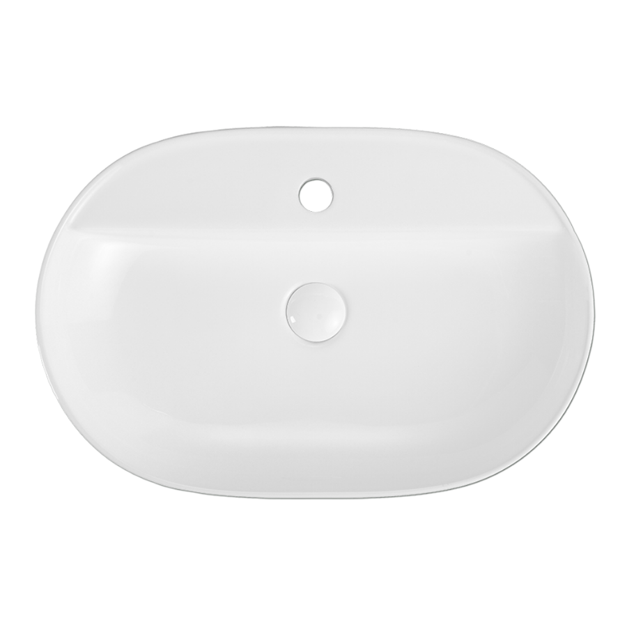 Countertop Rectangular Ceramic Basin | EVEA 60M