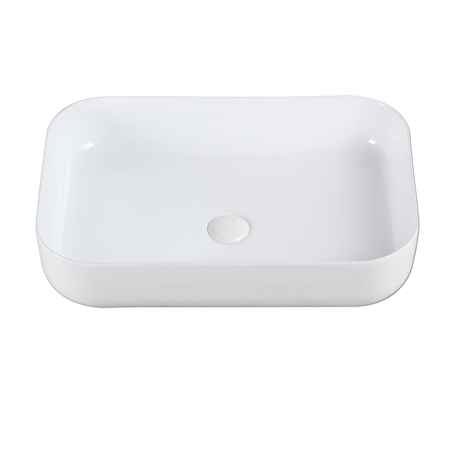 Countertop Rectangular Ceramic Basin | EVEA 60
