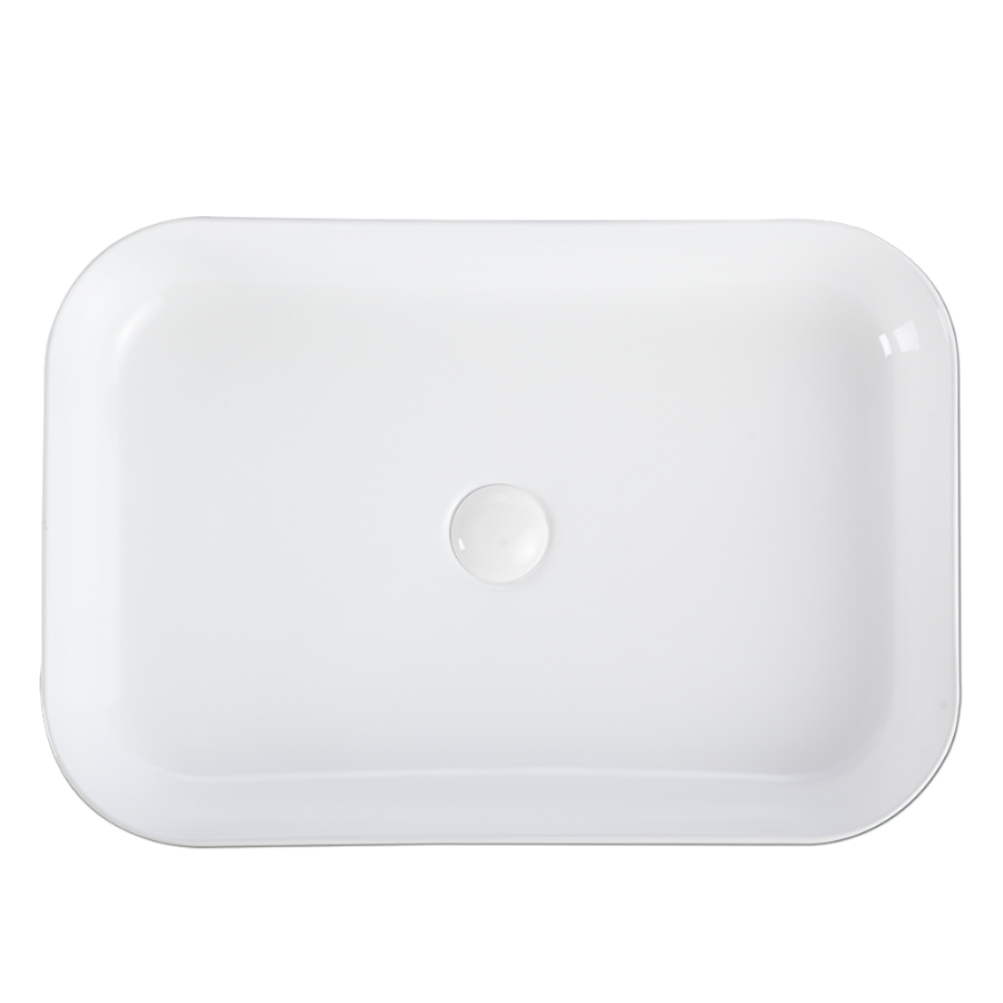 Countertop Rectangular Ceramic Basin | EVEA 60