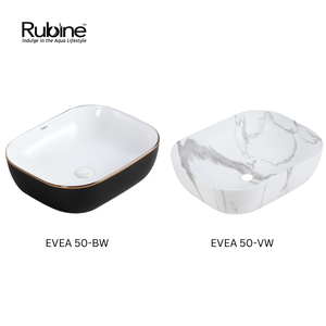 EVEA Countertop Ceramic Basin | EVEA 50 BW and EVEA 50VW