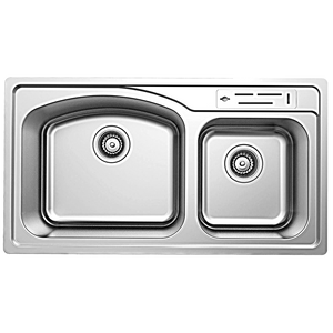 1¾ Bowls Inset Stainless Steel Kitchen Sink | FEX 860L-88K