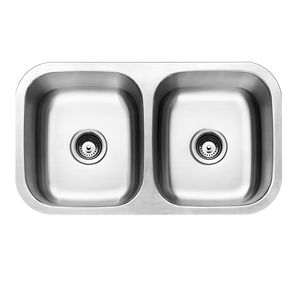 2 Bowl Undermount Stainless Steel Kitchen Sink | FOX 620-79U