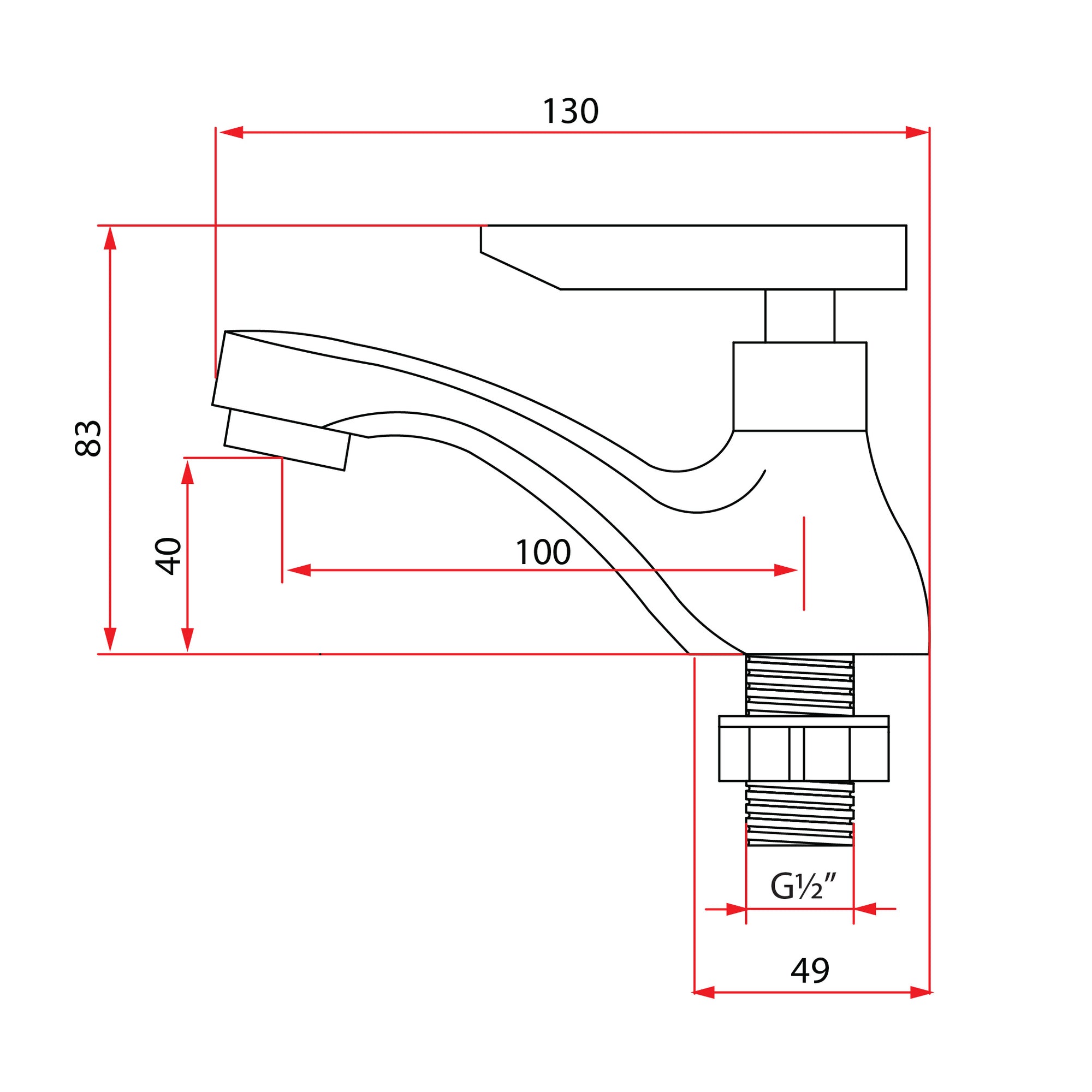 Pillar Tap | Fresco P97321