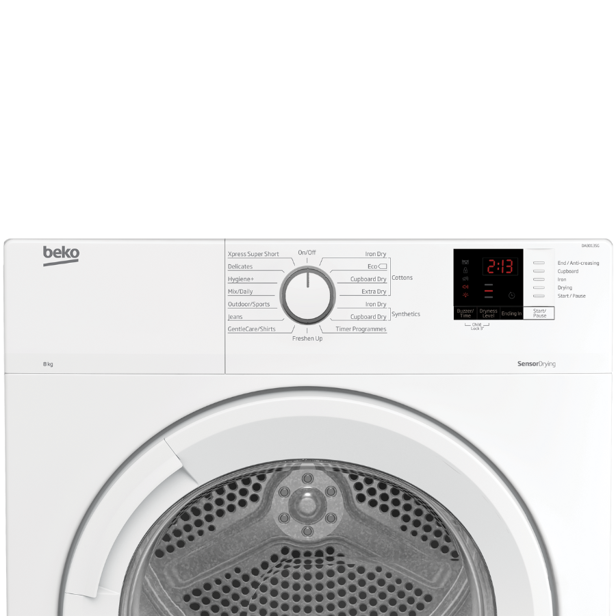 8kg Vented Dryer | DA8013SG