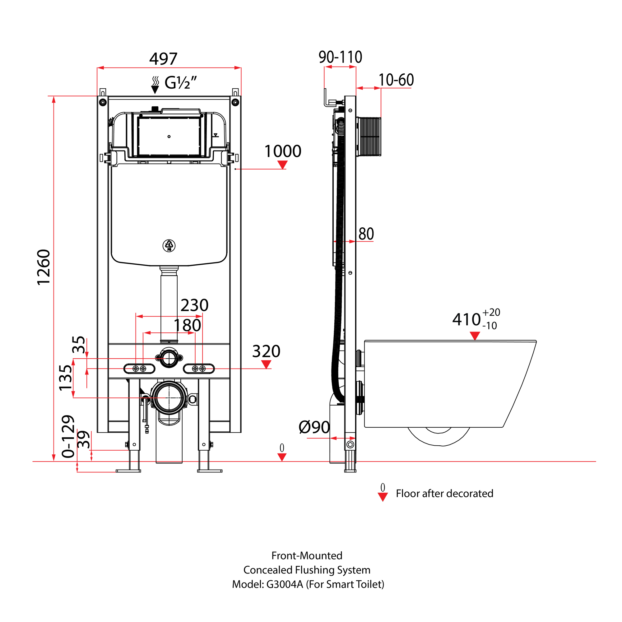 ANTONIO Smart Toilet P07
