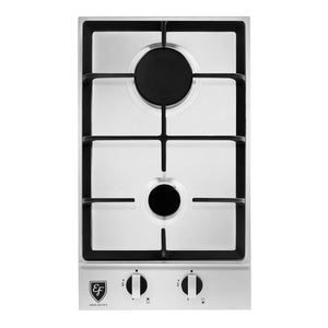 30cm 2 Burners Stainless Steel Gas Hob | HB-AG 230VS-A